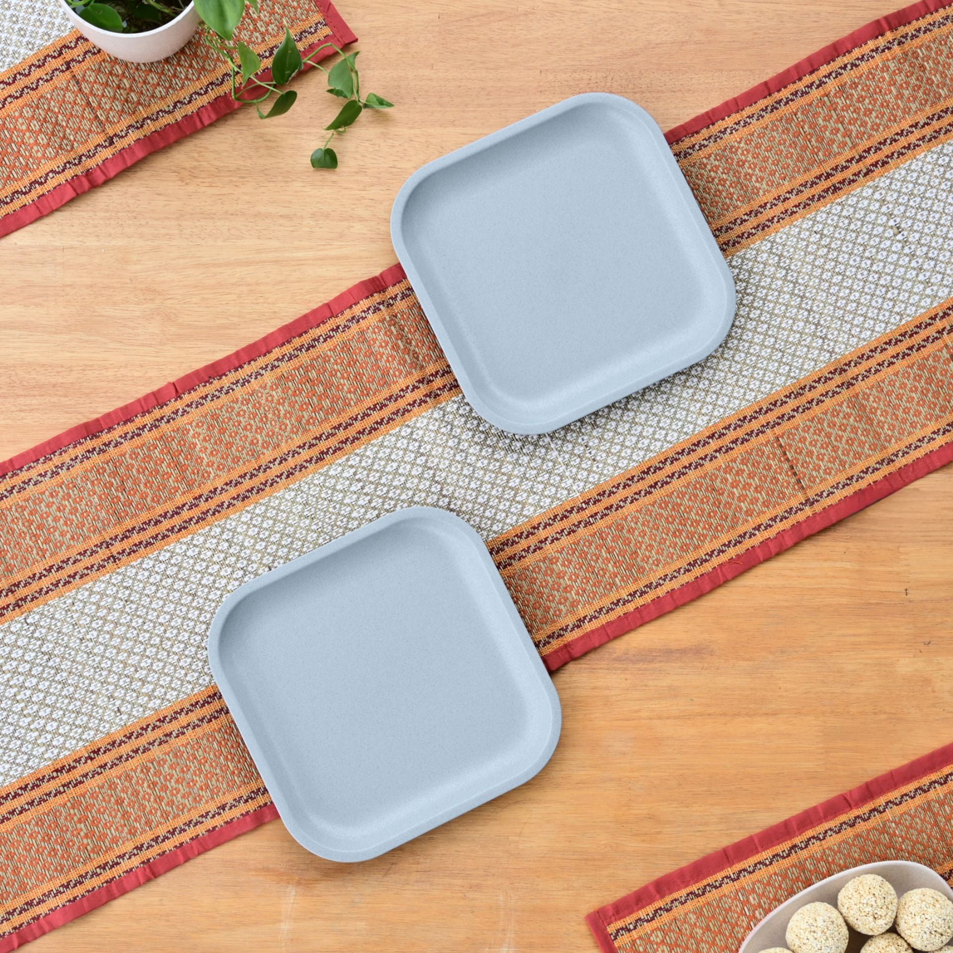 Snack Plates 8 inch set of 2