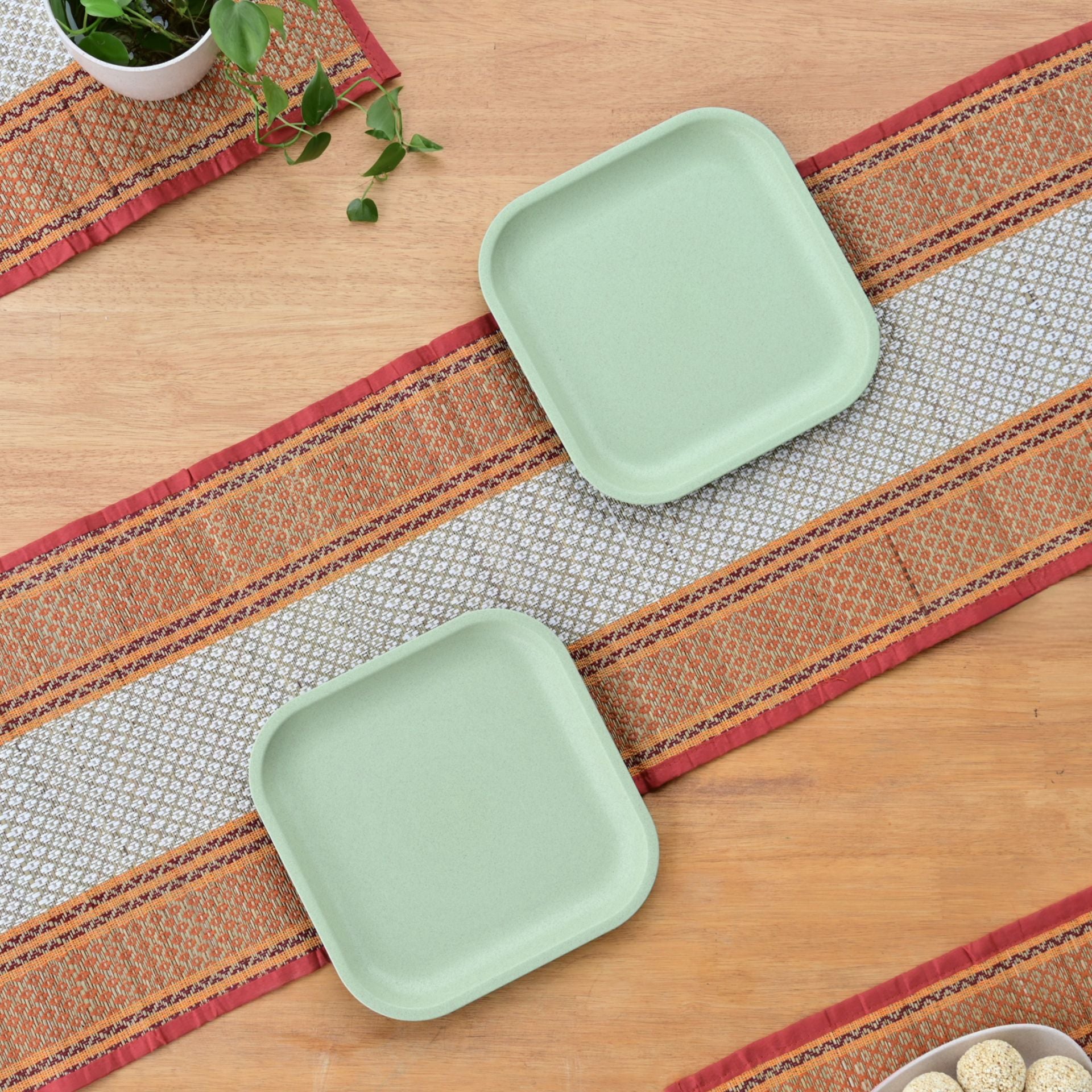 Snack Plates 8 inch set of 2
