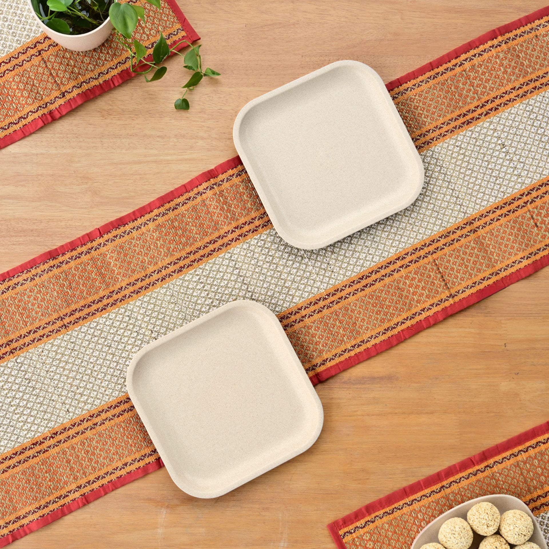 Snack Plates 8 inch set of 2