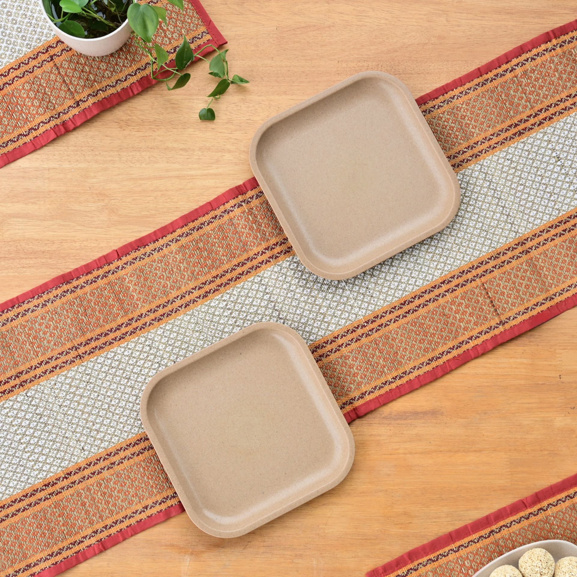 Snack Plates 8 inch set of 2