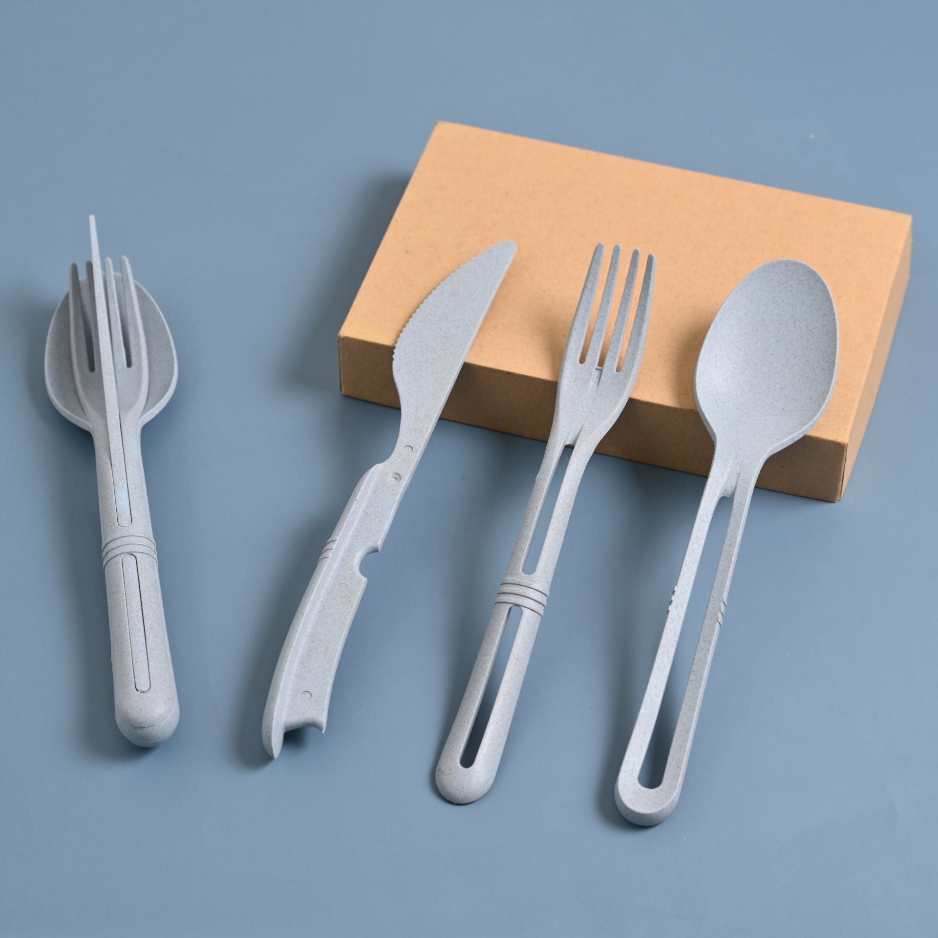 Eha Eco-Friendly Cutlery Set – Set of 2 | Fork, Spoon & Knife