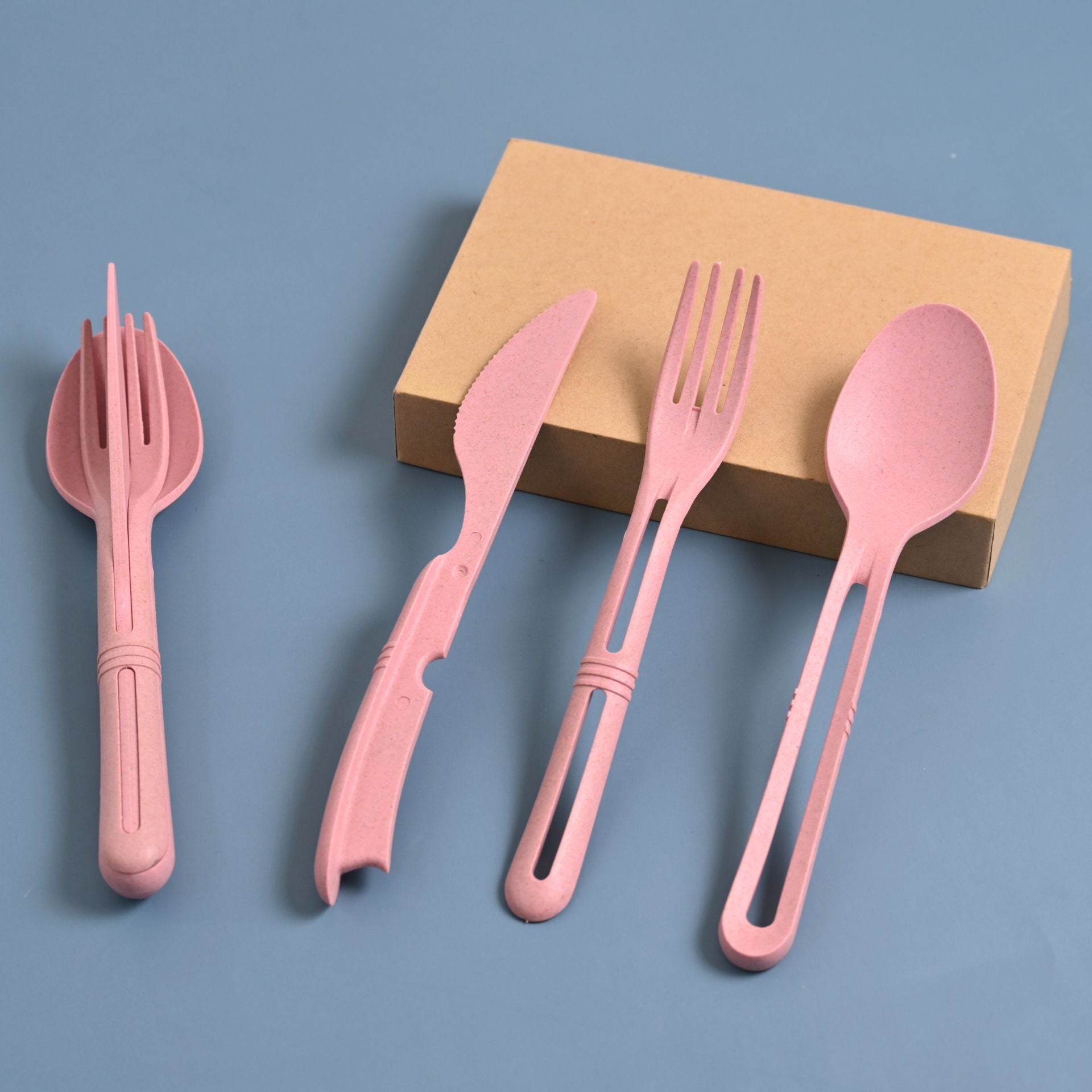 Eha Eco-Friendly Cutlery Set – Set of 2 | Fork, Spoon & Knife