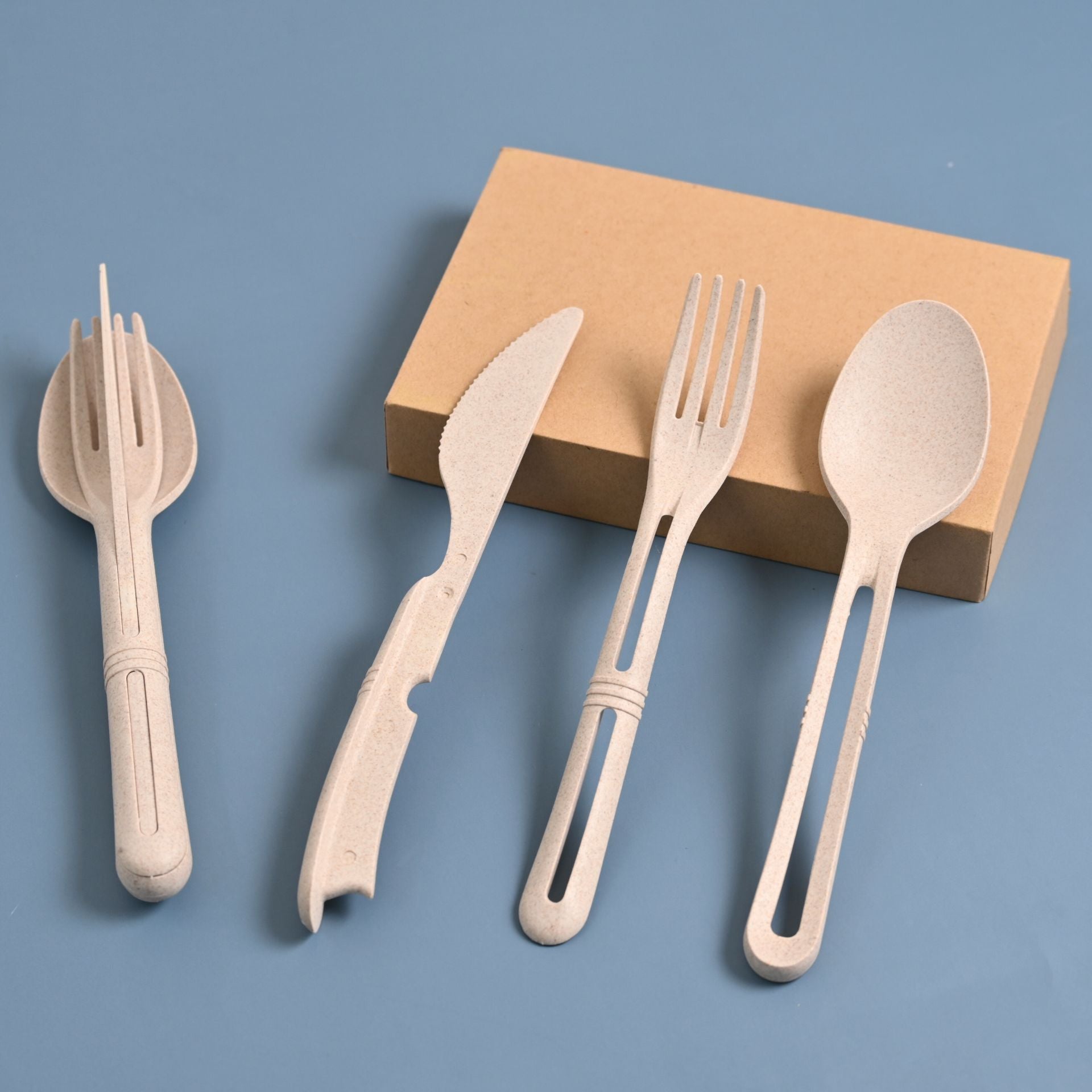 Eha Eco-Friendly Cutlery Set – Set of 2 | Fork, Spoon & Knife