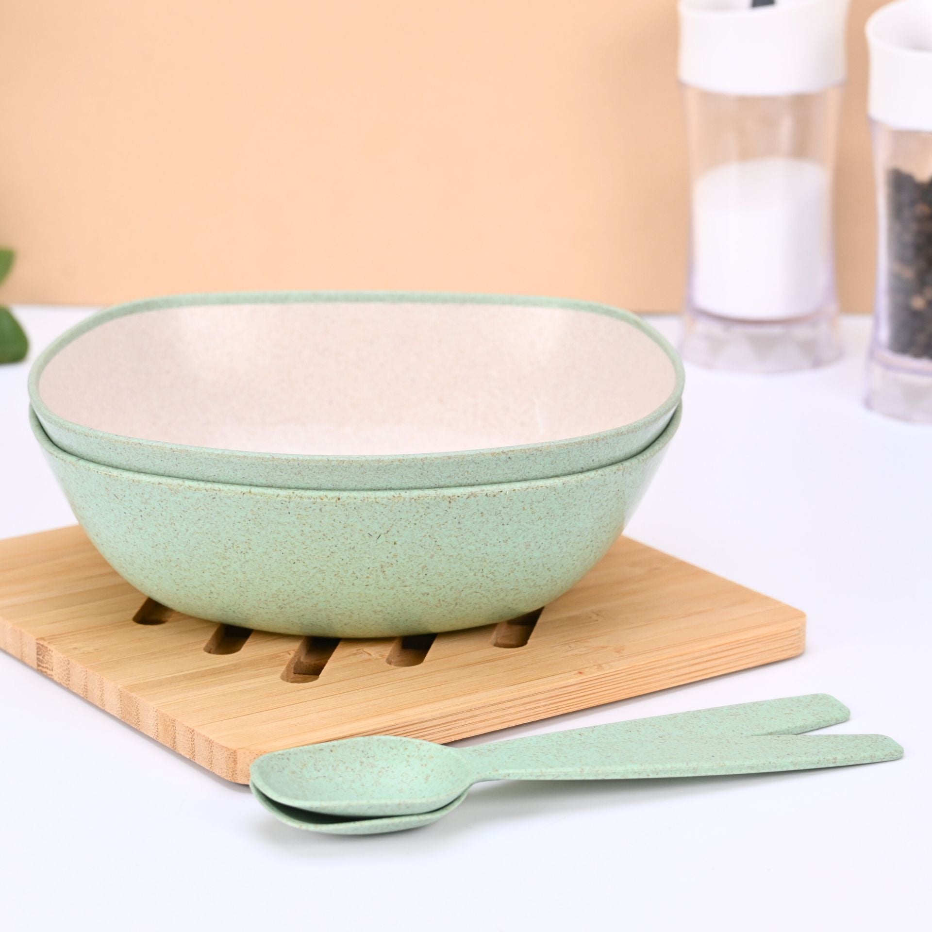 Eco-Friendly Veg Bowl Set – 600 ml - Set of 2