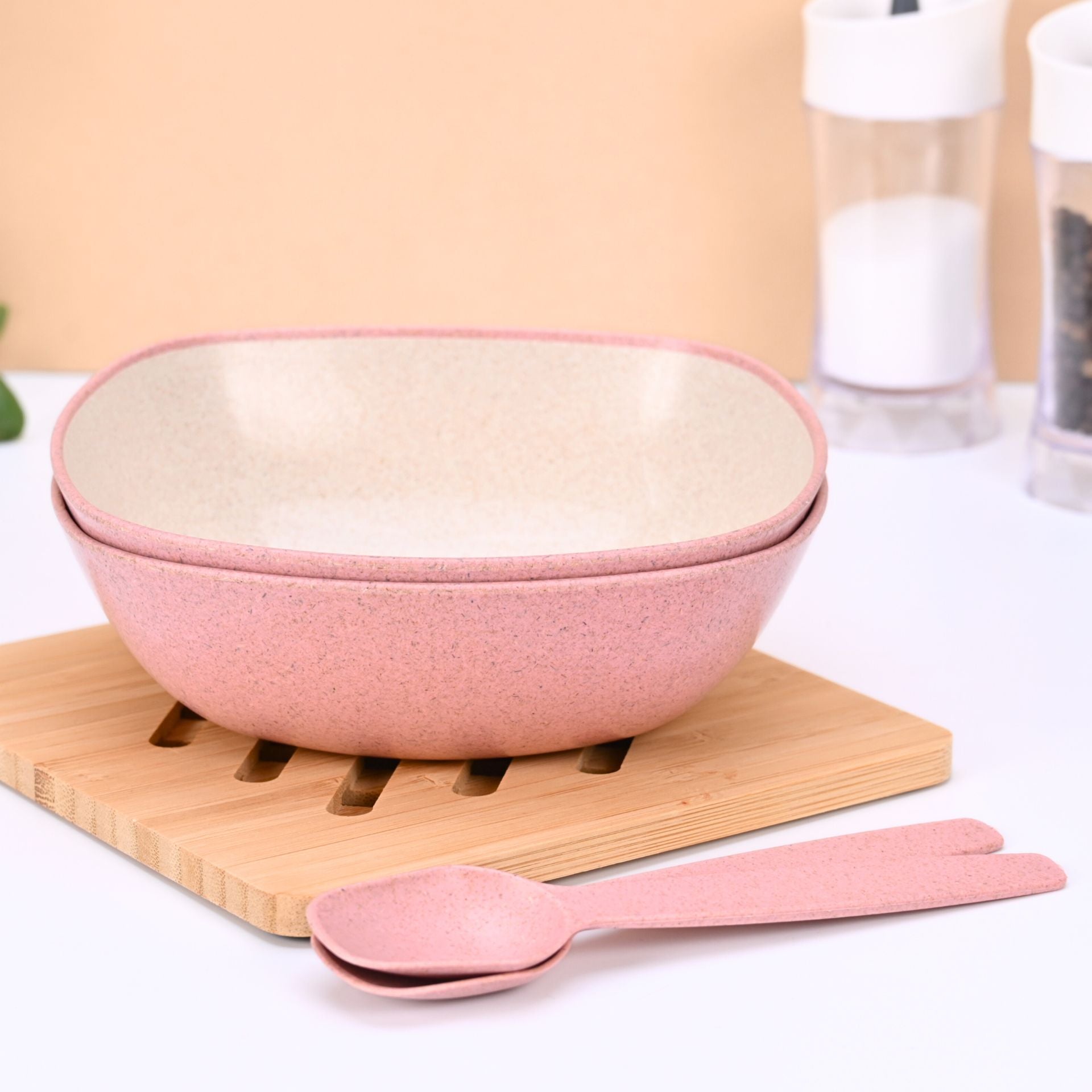 Eco-Friendly Veg Bowl Set – 600 ml - Set of 2