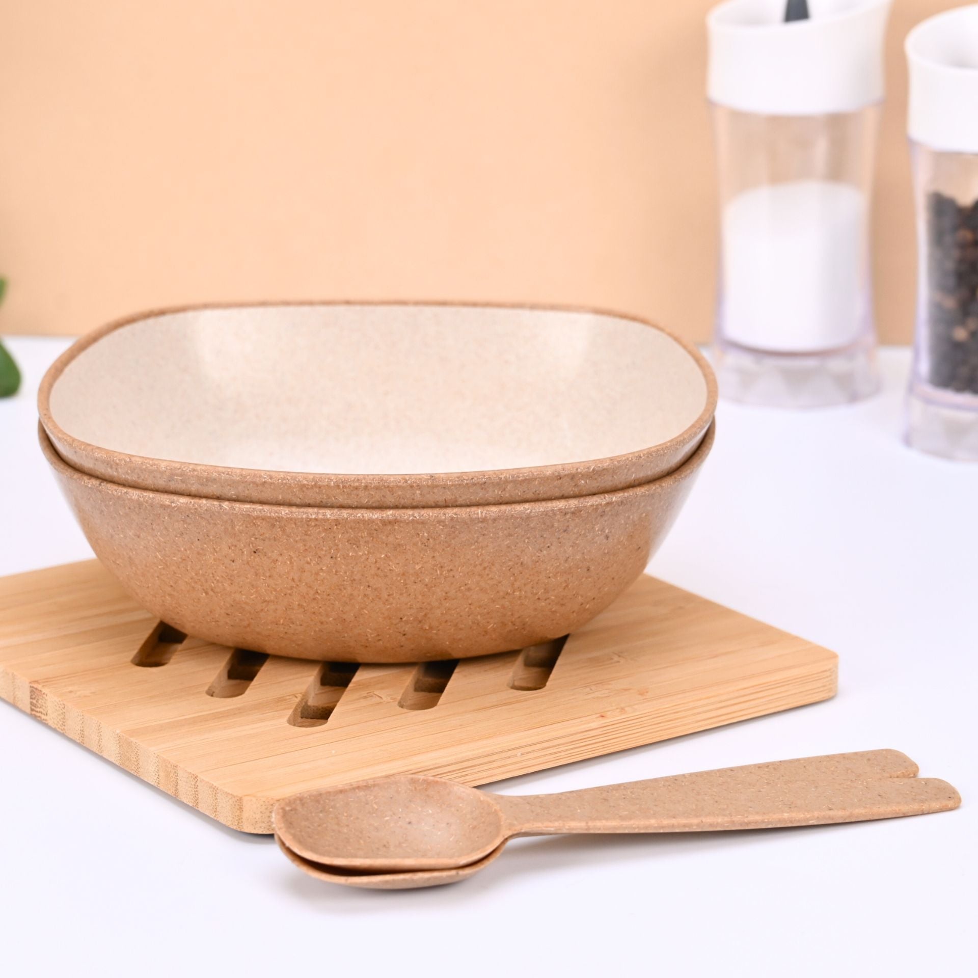 Eco-Friendly Veg Bowl Set – 600 ml - Set of 2