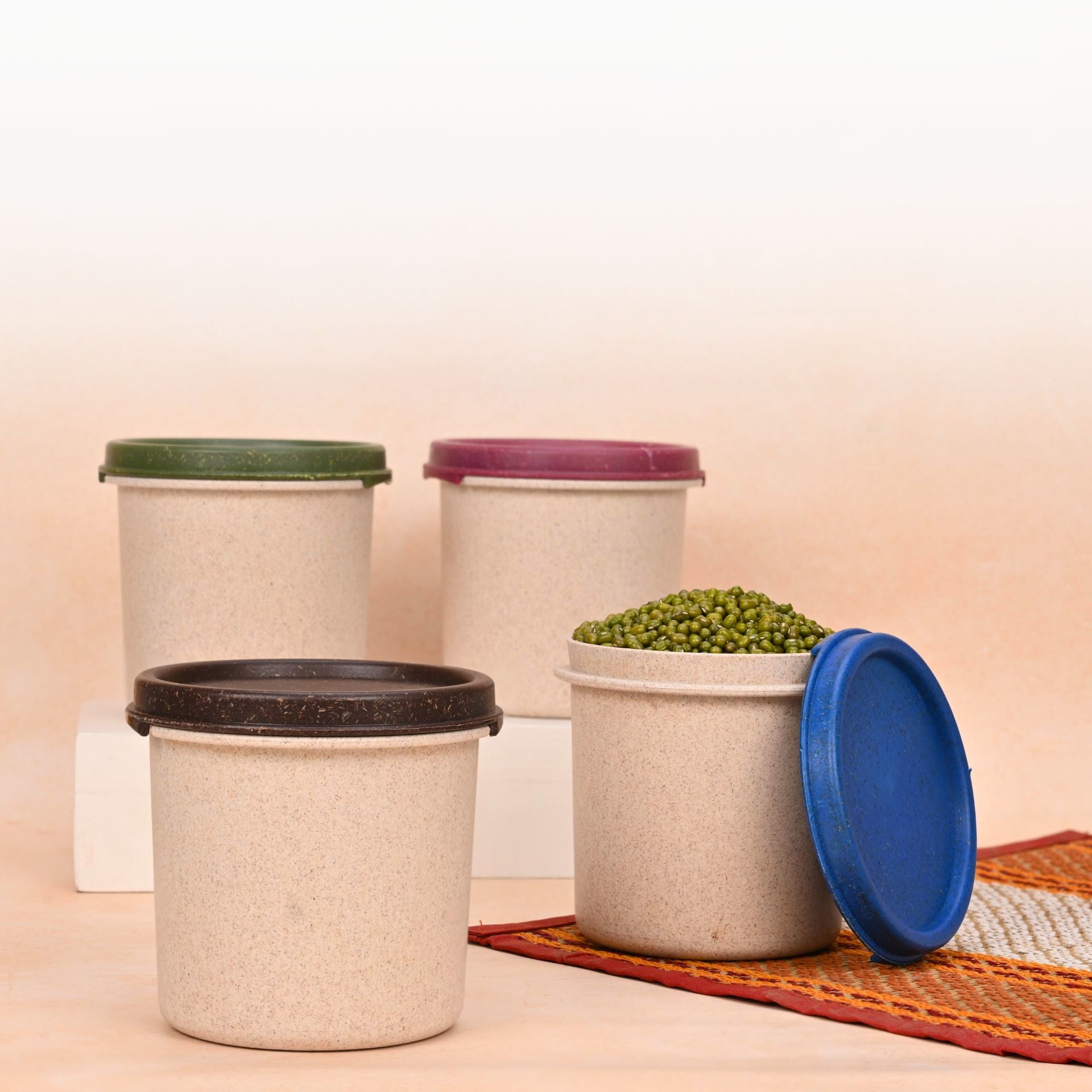 Green Space Eco-Friendly Storage Containers – 350 ml | Set of 4
