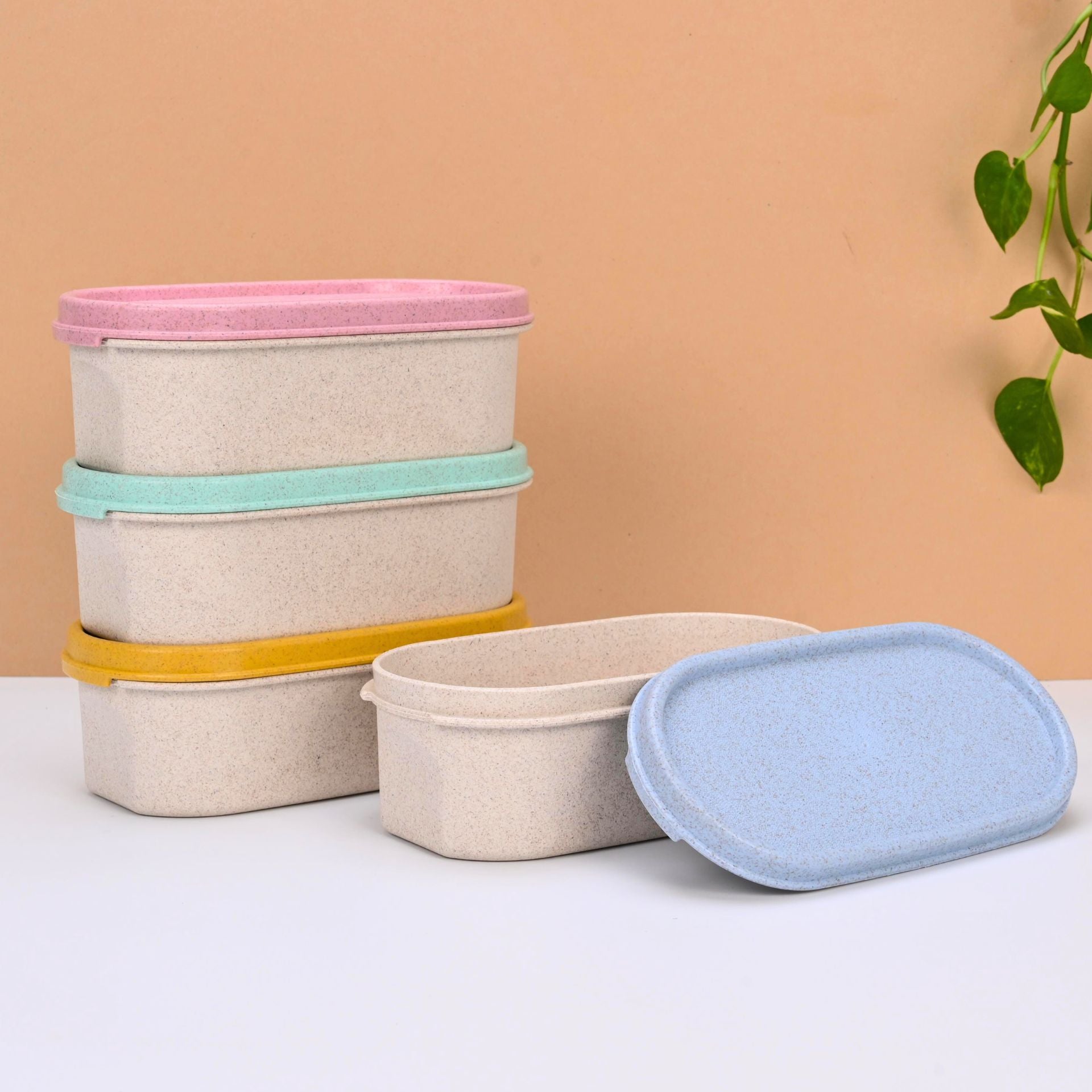 Nature Box Eco-Friendly Storage Containers – 600 ml - Set of 4